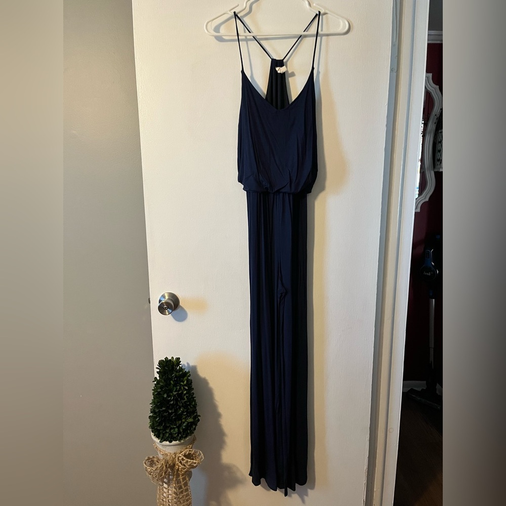 Navy blue pants jumper